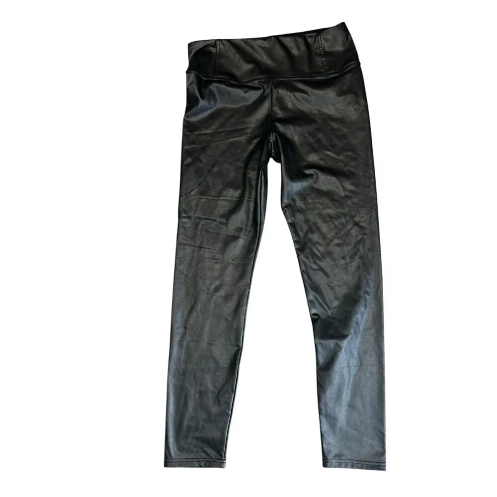 Bagatelle Womens Faux Leather‎ Stretch Dressy Leggings BHFO 5277 Size L NWT